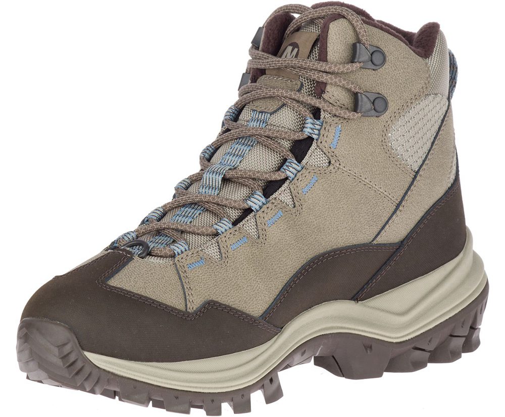 Merrell Støvler Dame - Thermo Chill Mid Waterproof - Grå - TED254983